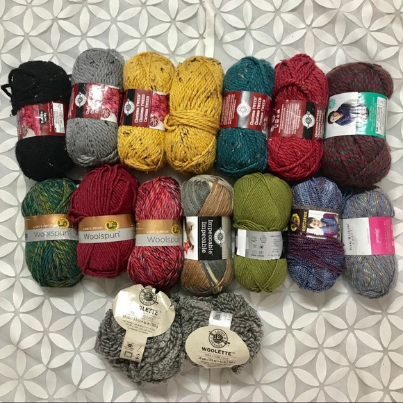 Other - (YARN LOT) 16 Yarns Lot NWT